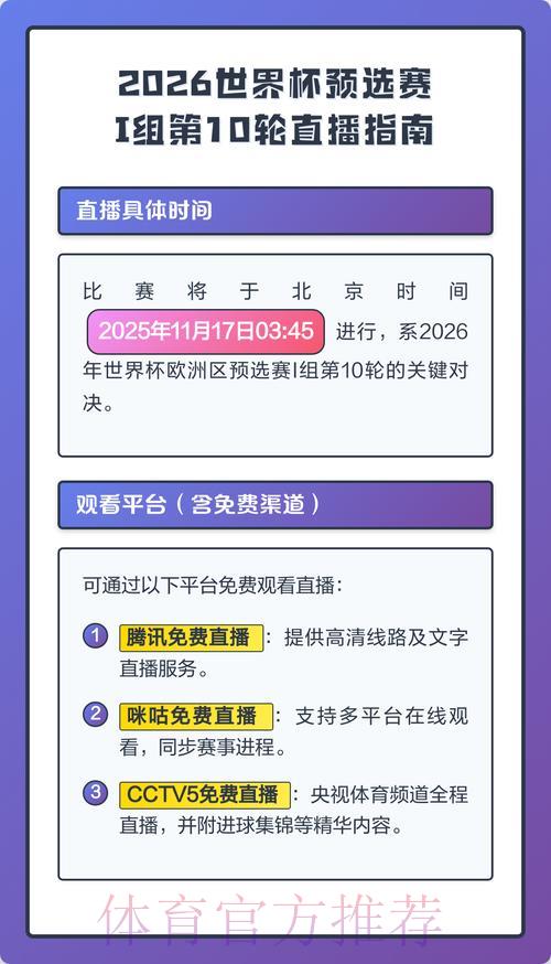 2026世界杯免费直播观看渠道全攻略 2026世界杯免费直播观看渠道全攻略